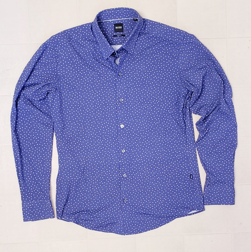 M like new Hugo Boss sharp fit stretch shirt